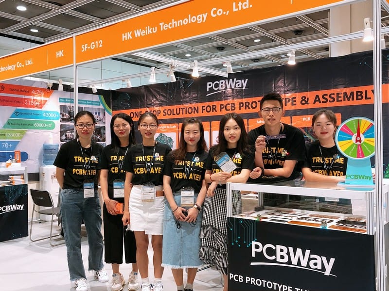 PCBWay at Hong Kong Electronics Fair 2019