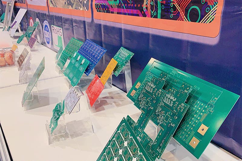 single and double-sided boards, multi-layer PCBs, HDI Rogers and High-Tg FR4 boards