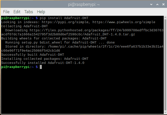 pip3 install via terminal
