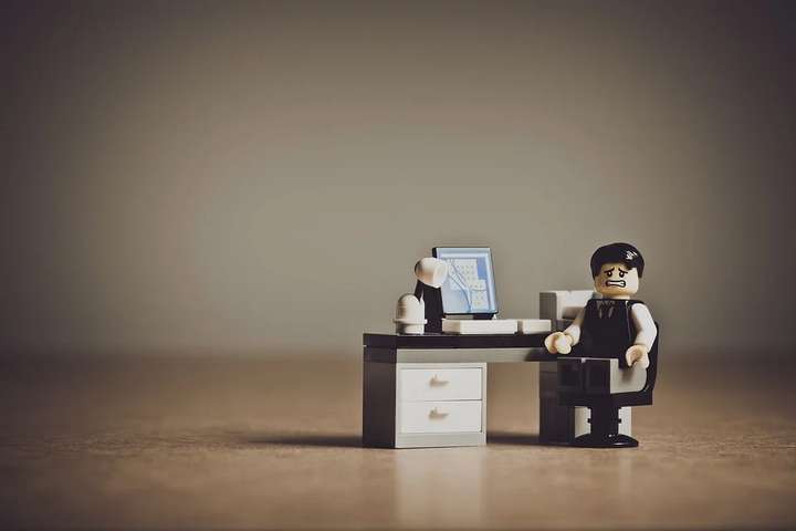 work place lego figure